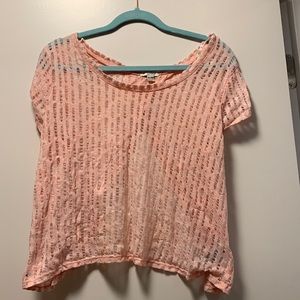 Guess See Through Open Back Top